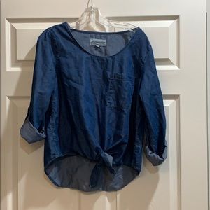 Denim blouse